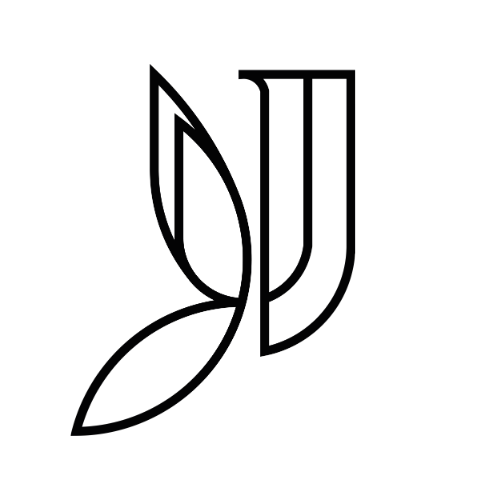 logo favicon rond, organique noir , feuille de figuier avec un Y au centre